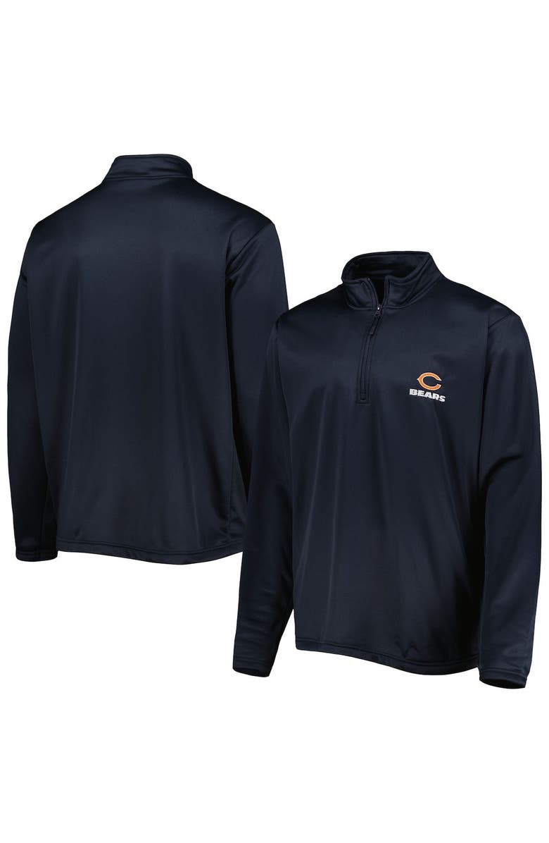 DUNBROOKE Men's Dunbrooke Navy Chicago Bears All-Star Tech Quarter-Zip Top, Main, color, Navy