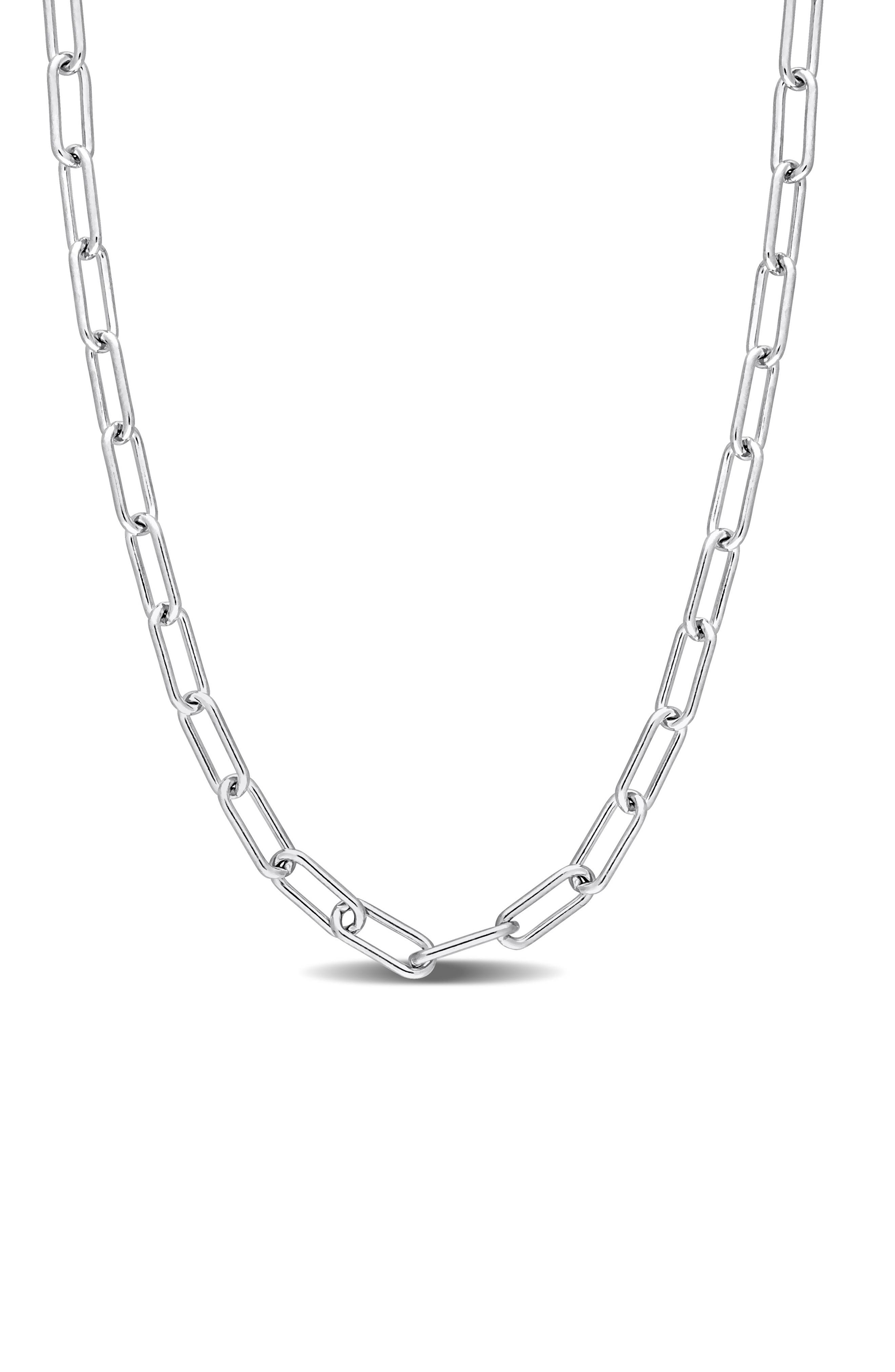DELMAR Paperclip Chain Necklace