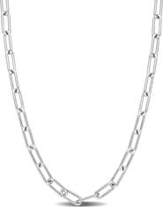 DELMAR Paperclip Chain Necklace