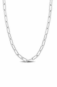 DELMAR Paperclip Chain Necklace