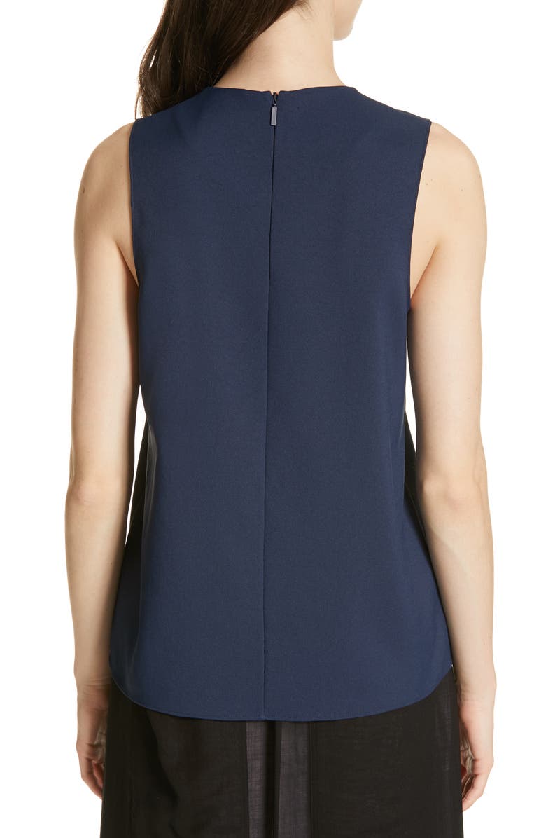 Tibi Chalky Drape Front Wrap Top, Alternate, color, 