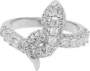Mazin Jewels Pave Snake Ring