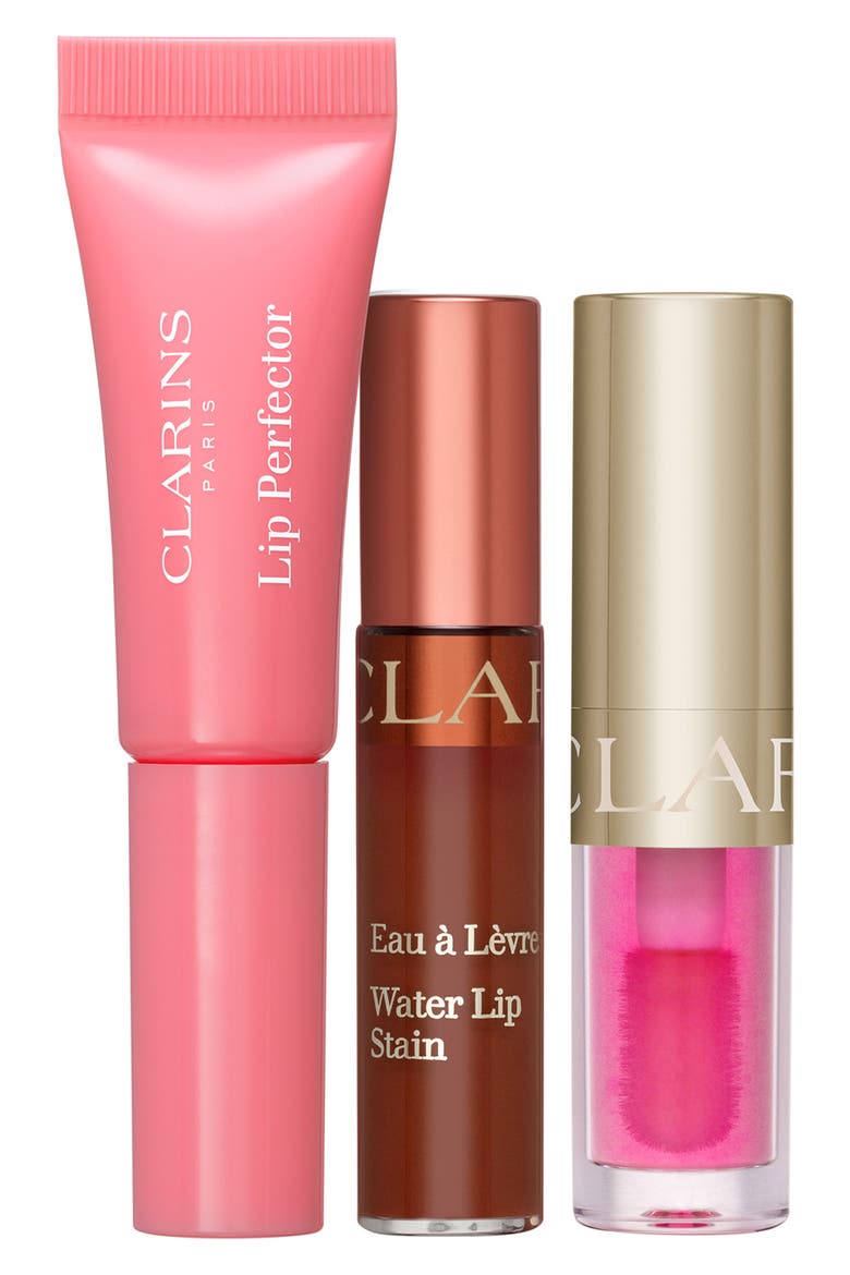 Lip Trio Set, Alternate, color, ROSE SHIMMER/NUDE WATER/PITAYA