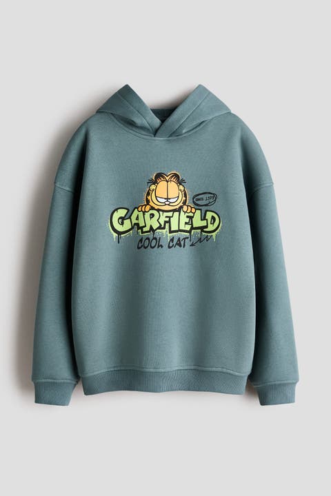 Print-motif Hoodie