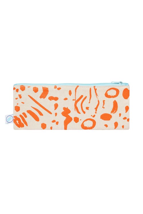 Dance Happy Be You, Not Them Pencil Case In Bright Orange