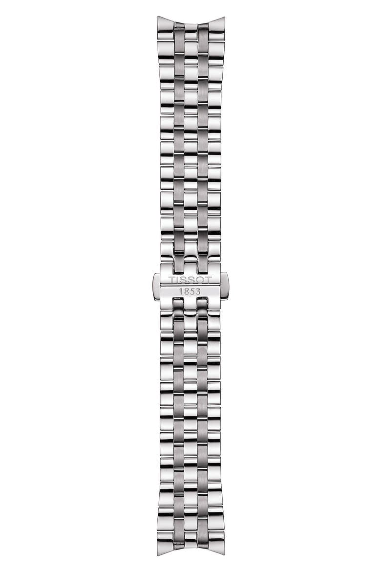 T-Classic Carson Premium Bracelet Watch, 40mm, Alternate, color, SILVER