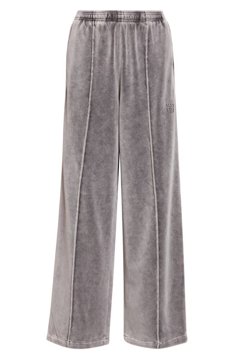 Alexander Wang Ombré Velour Track Pants, Alternate, color, Washed Alloy