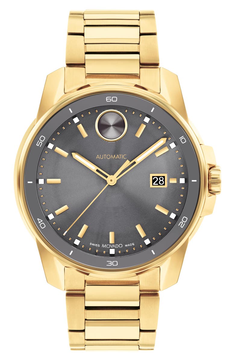 Movado Bold Verso Automatic Bracelet Watch, 43mm, Main, color, 