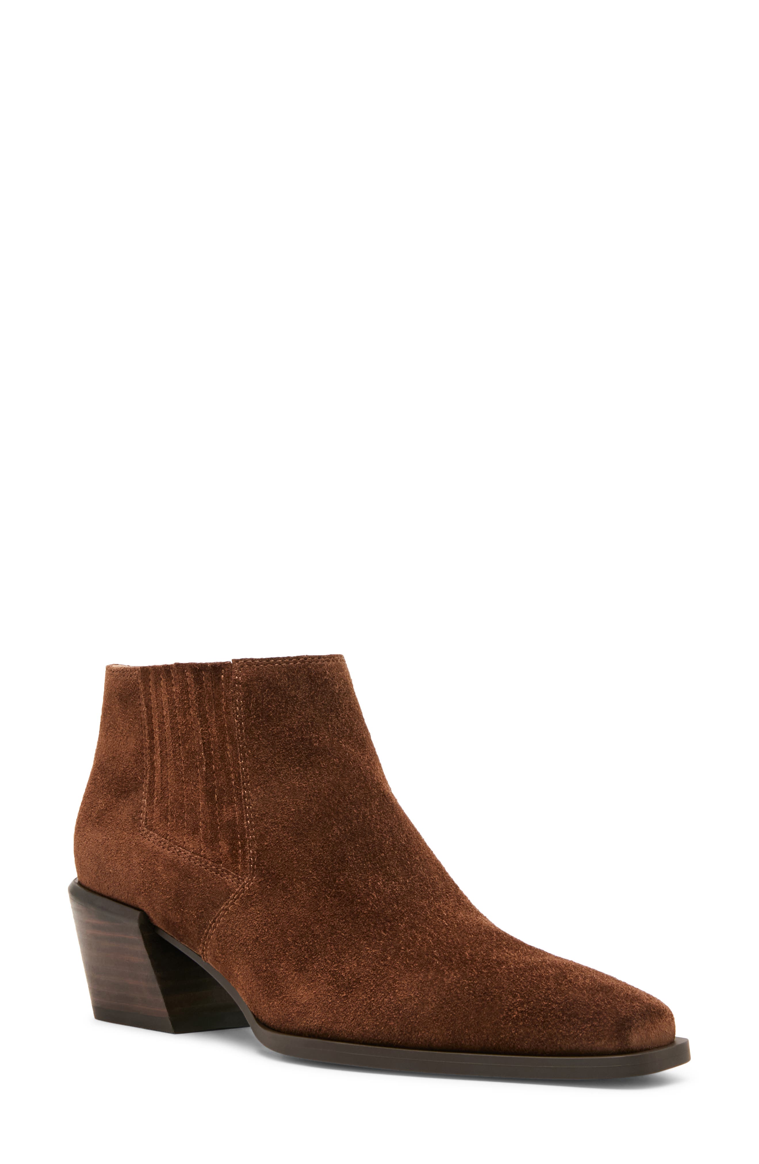 Dessie Waterproof Bootie, Main, color, CHOCOLATE SUEDE