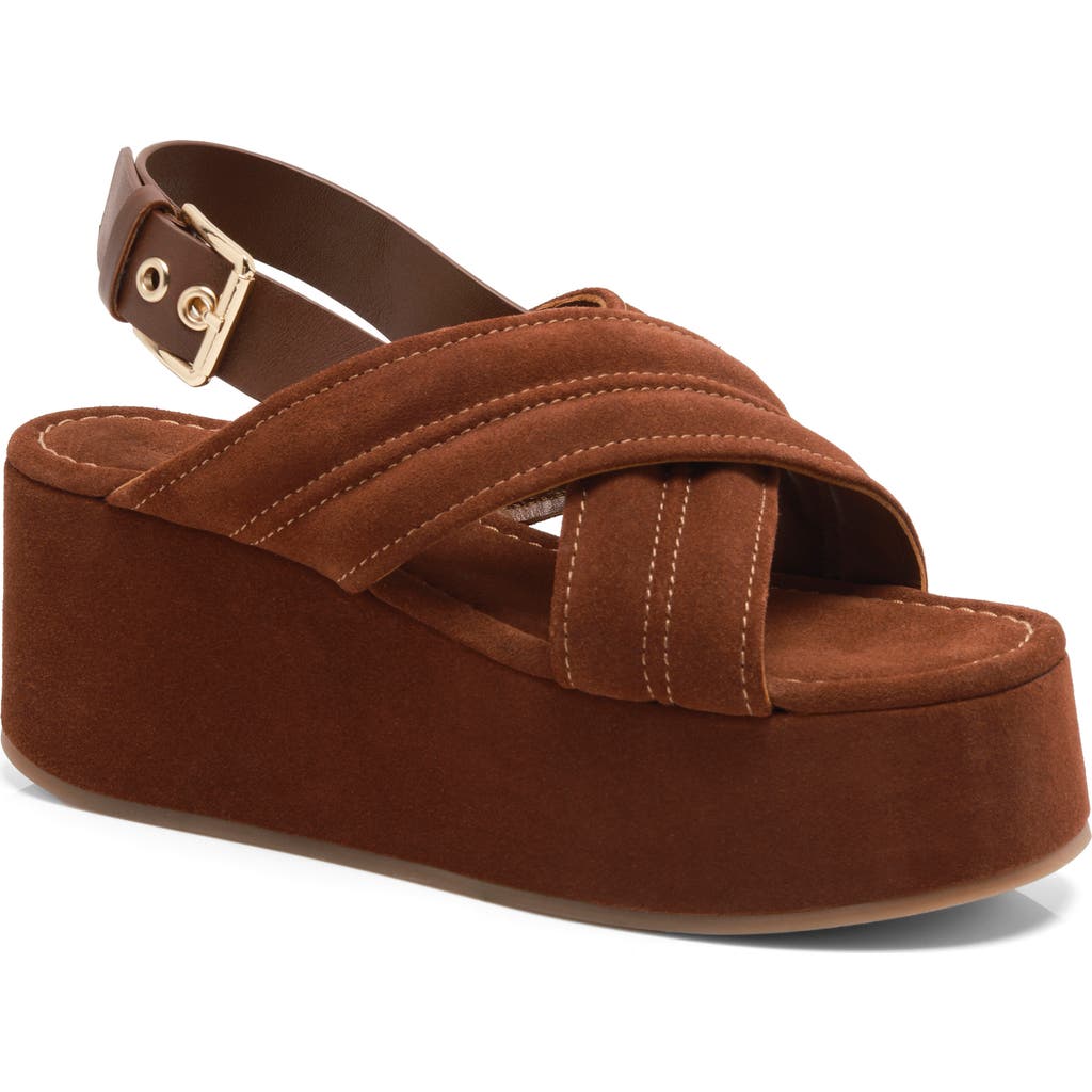 Free People Beach Party Platform Sandal In Multi