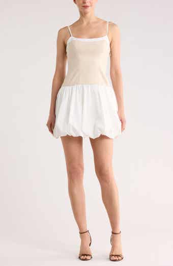 Simkhai Fifi Bubble Hem Minidress
