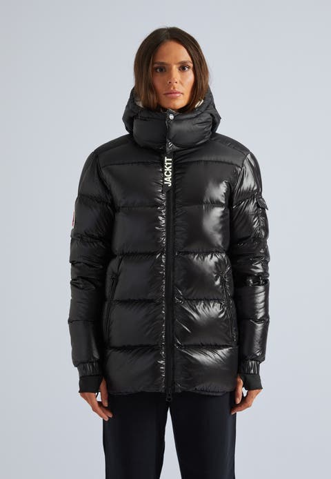High Collar Down Puffer Jacket