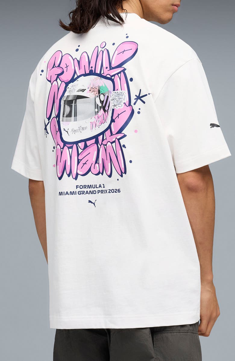 PUMA F1 Miami Go Wild Cotton Graphic T-Shirt, Alternate, color, 