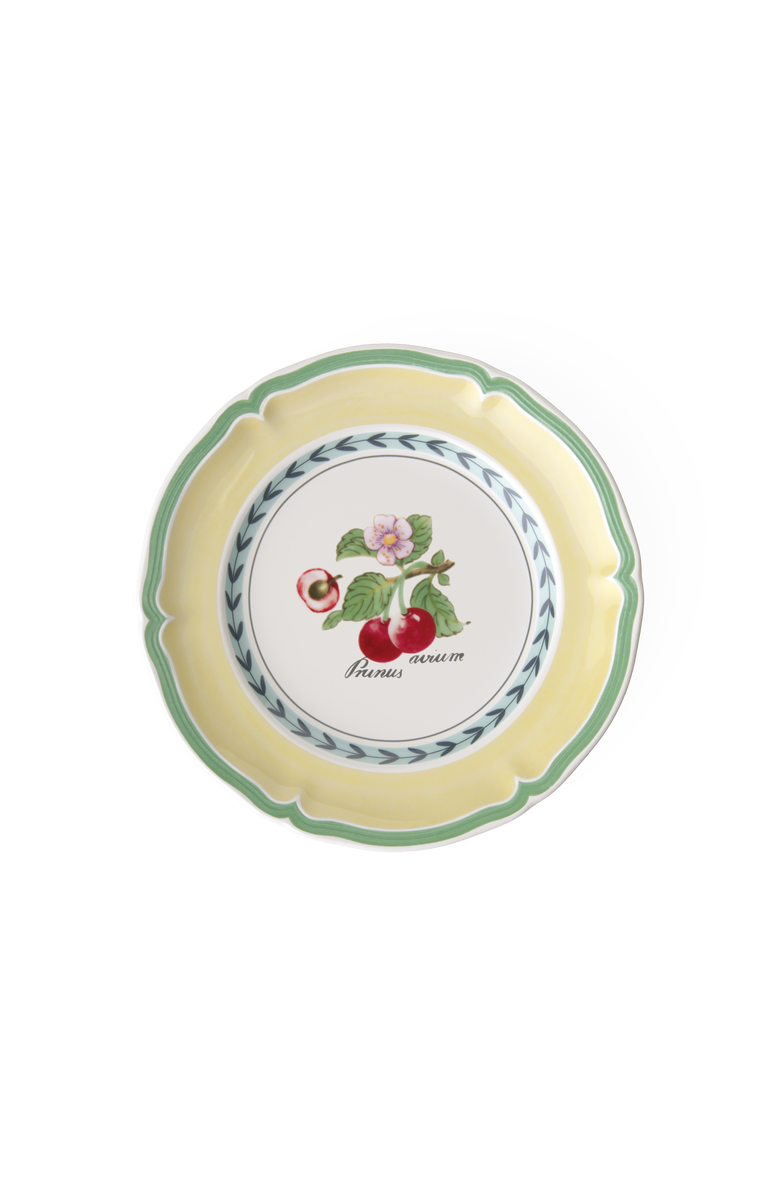 Villeroy & Boch French Garden Valence Cherry Appetizer/Dessert Plate, Main, color, White
