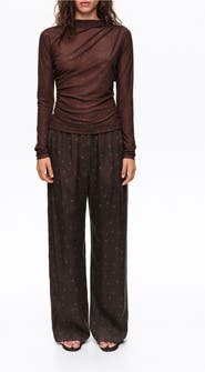 BIMBA Y LOLA Floral Fluid Jogger Trousers