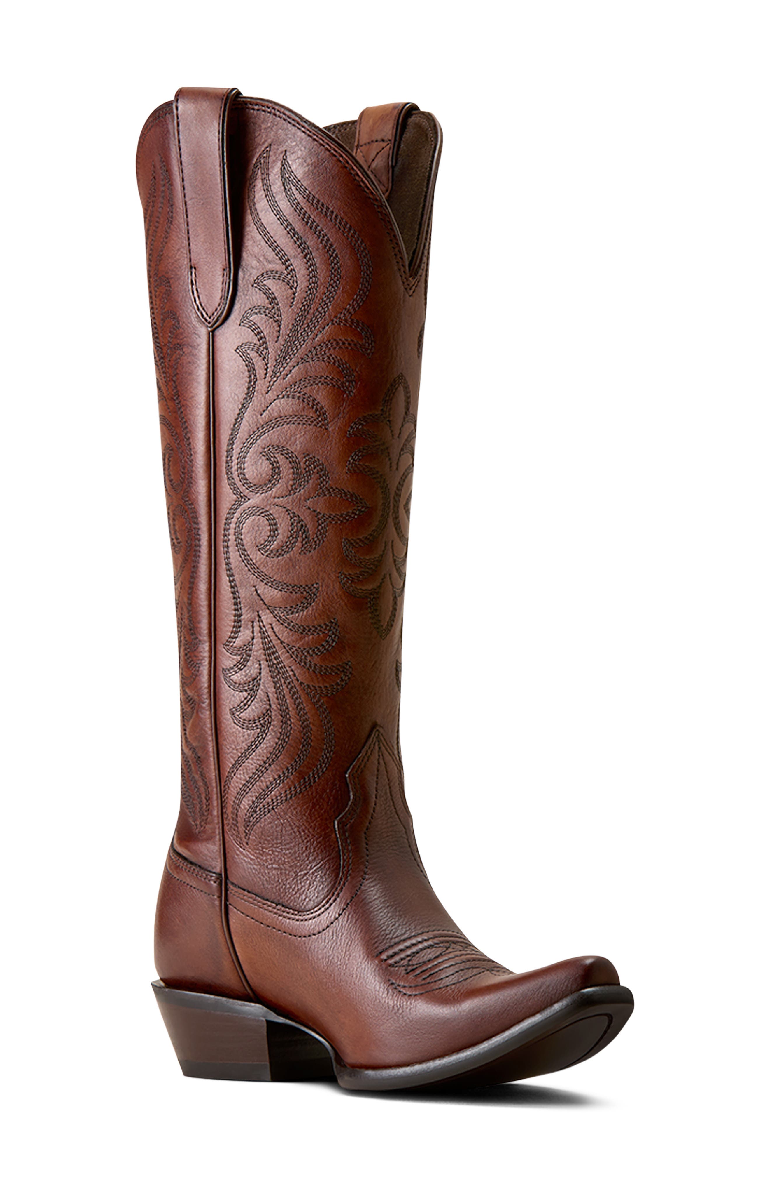 Calera X Toe Western Boot, Main, color, WHISKEY