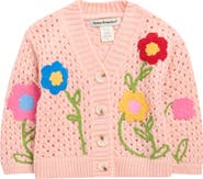 Cotton Emporium Kids' Flower Cardigan
