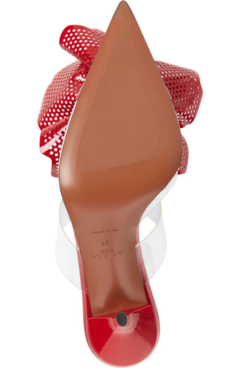 Alaïa 3D Fleur Pointed Toe Mule, Alternate, color,