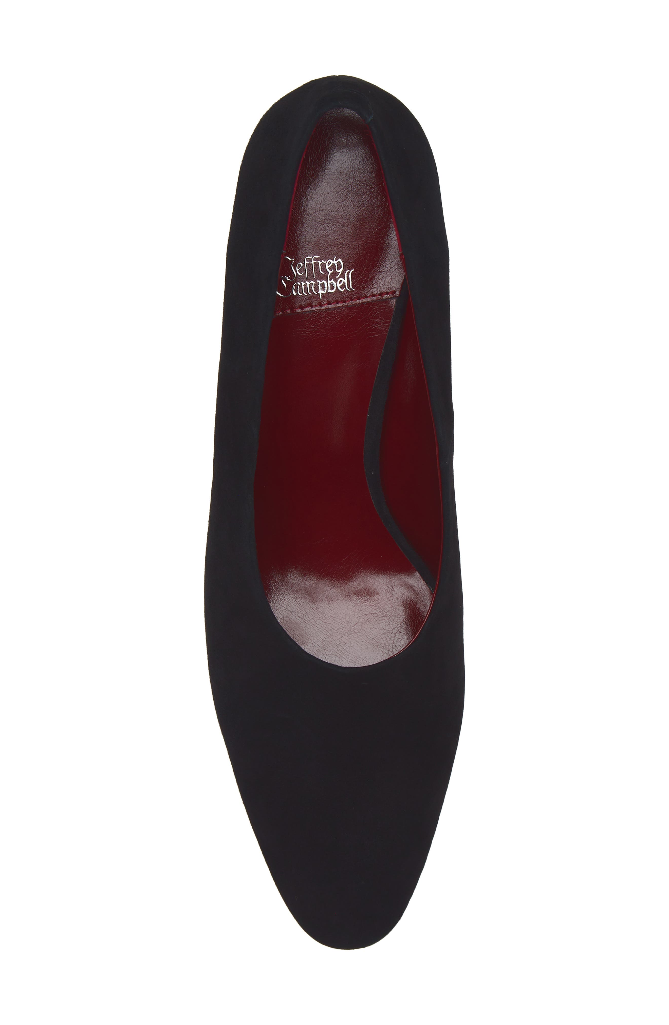 Jeffrey Campbell Function Pump, Alternate, color, Black Suede