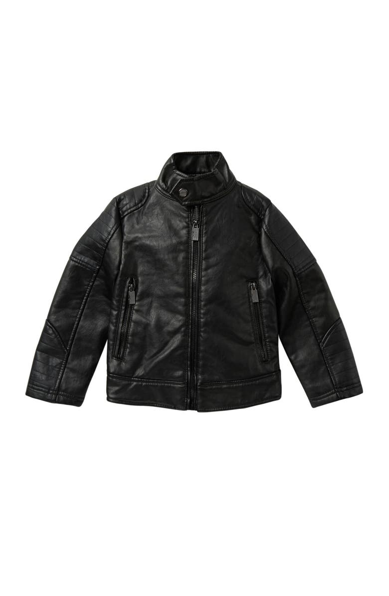 Urban Republic Buffalo Faux Leather Moto Jacket, Main, color, 