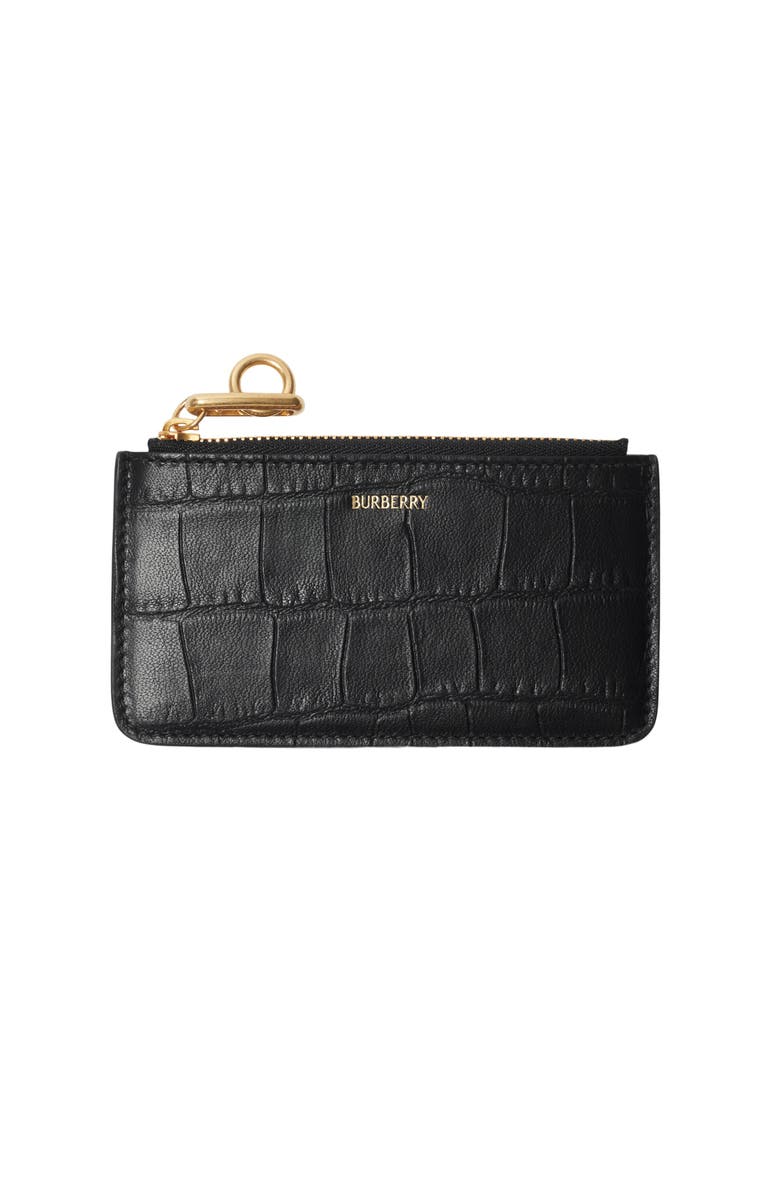 Burberry Rocking Horse Zip Card Case, Main, color,