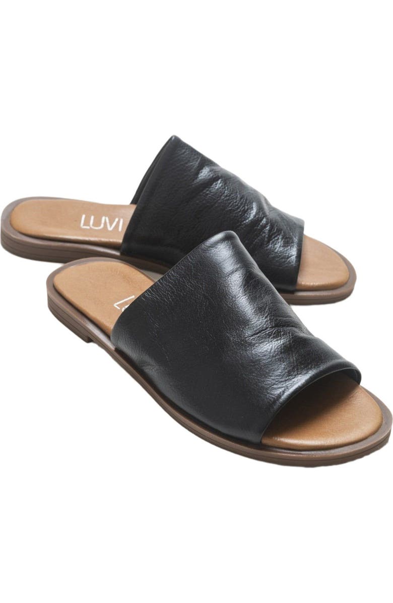 Forever & Always Shoes Clau Leather Sandal, Main, color,