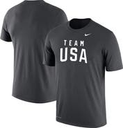 Nike Men's Nike Anthracite Team USA Olympic Team Performance T-Shirt