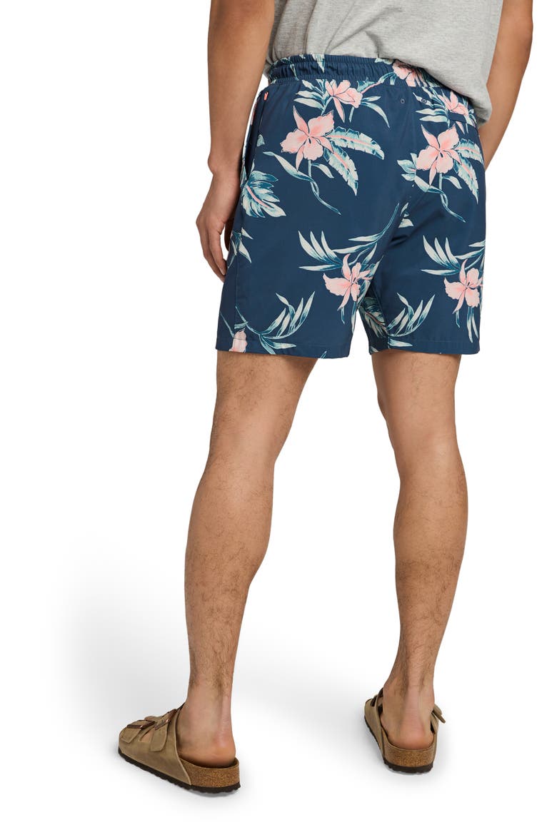 Shorelite Performance Swim Trunks, Alternate, color, NAVY ISLAND ORCHID