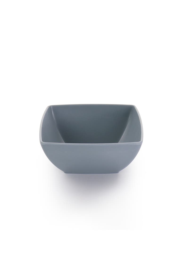 12 Piece Grayson Melamine Square Dinnerware Set, Alternate, color, Grey