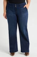 Liverpool Los Angeles Hannah Patch Pocket Flare Jeans
