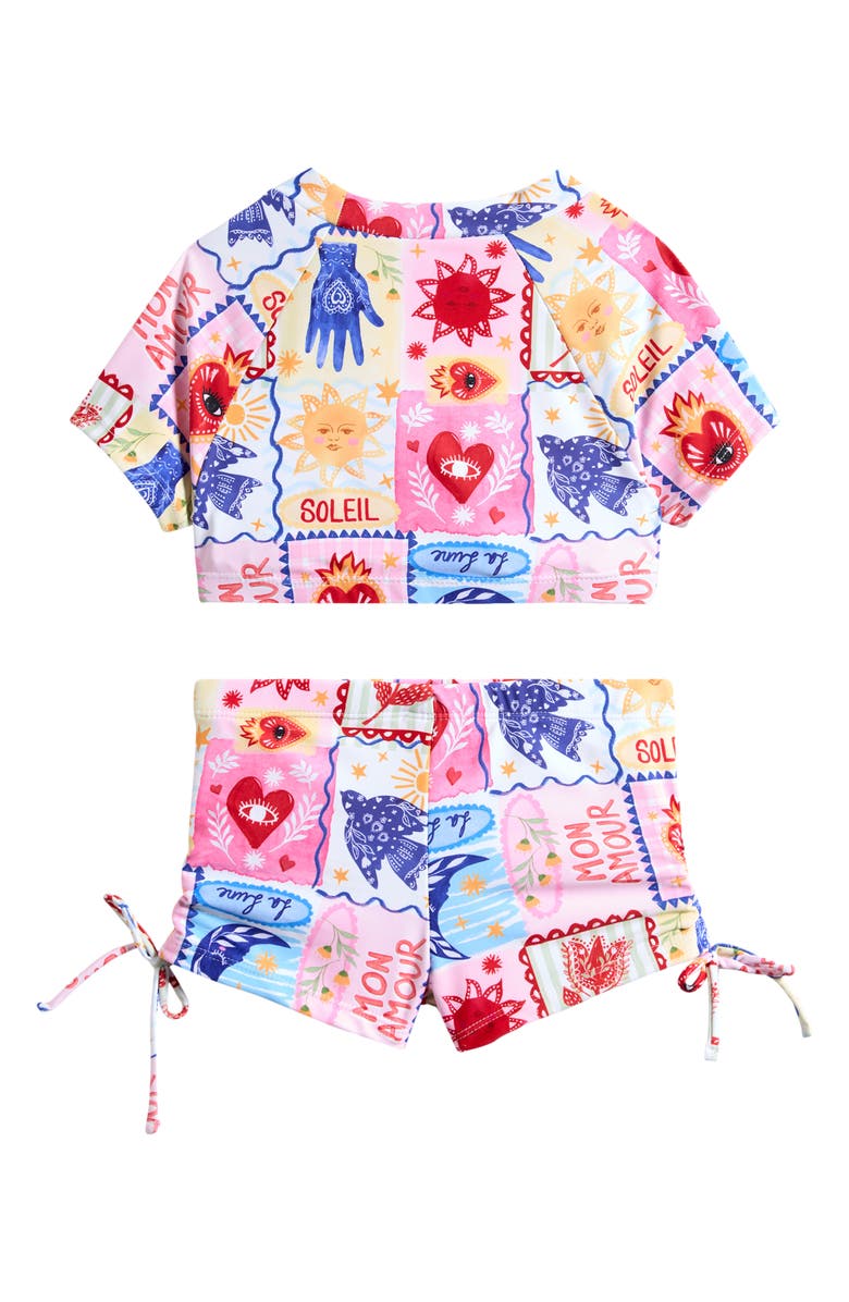 Seafolly Kids' Palermo Two-Piece Swimsuit, Alternate, color, Palermo