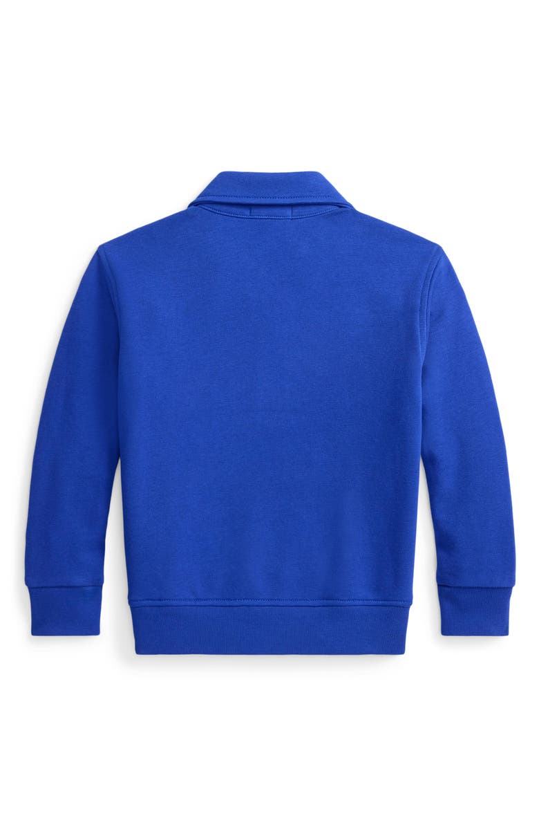 Polo Ralph Lauren Kids' Polo Team Embroidered French Terry Half Zip Sweatshirt, Alternate, color, Blue