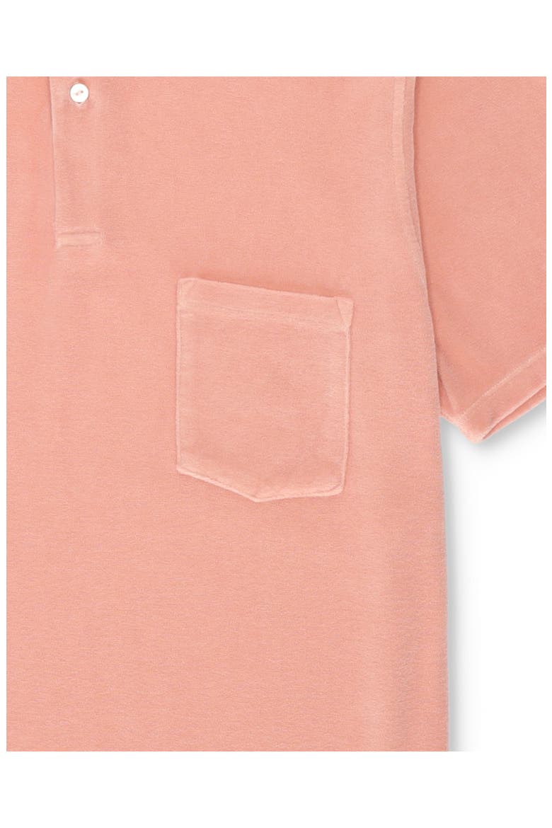 Missourim Terry Cloth Short Sleeve Polo, Alternate, color, PINK