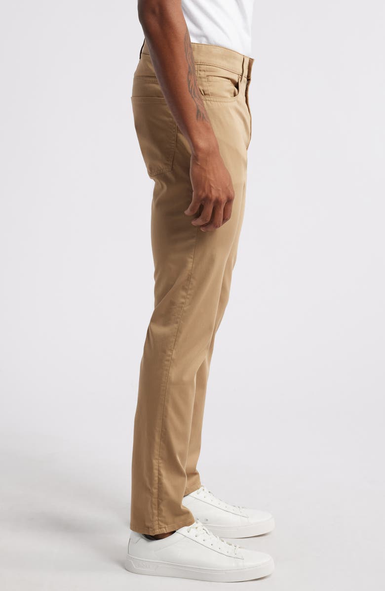 BOSS Delaware Stretch Five Pocket Straight Leg Pants, Alternate, color, Open Beige