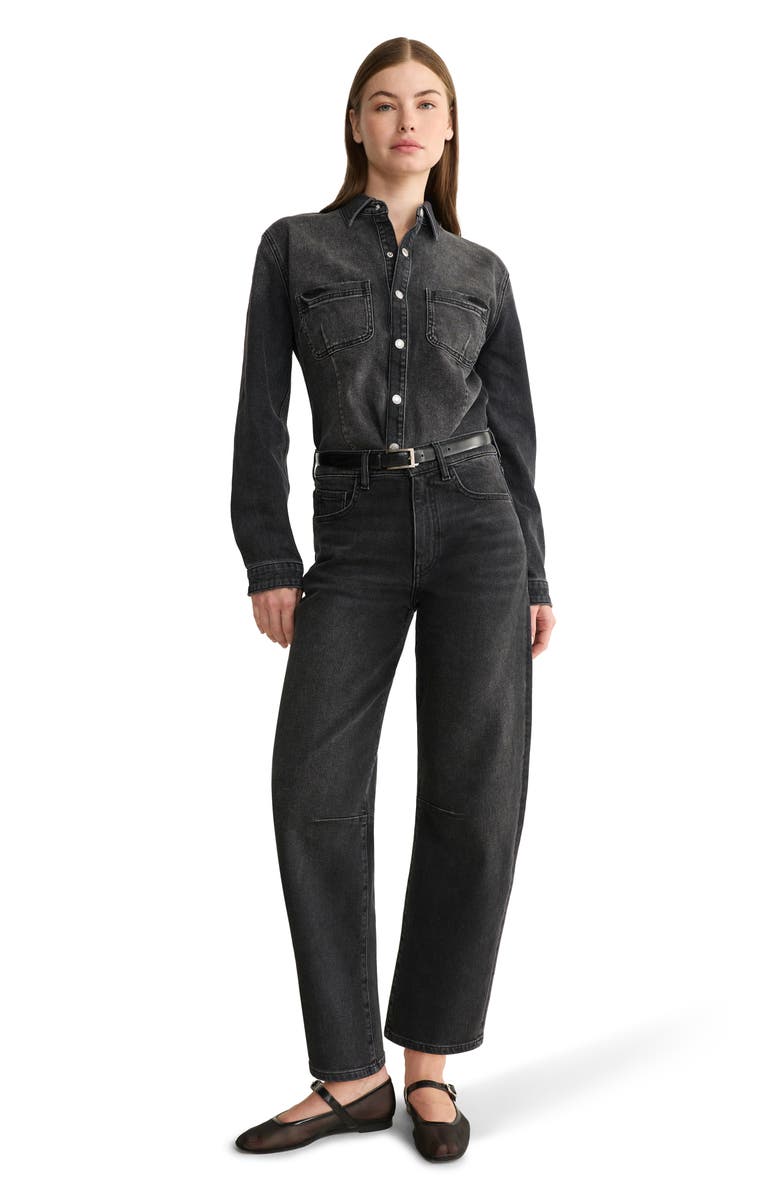 WARP+WEFT BNA Soft Curve Barrel Jeans, Alternate, color, In The Night