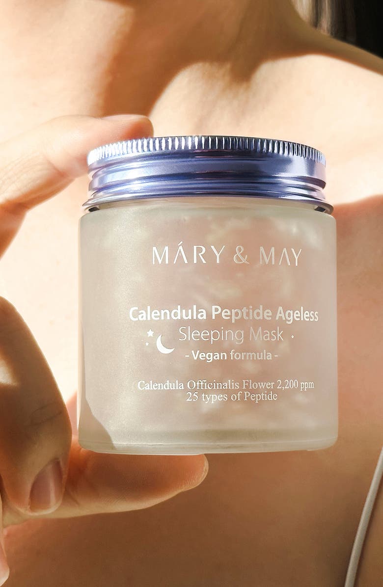 Mary&May Vegan Calendula Peptide Ageless Sleeping Mask, Alternate, color, 
