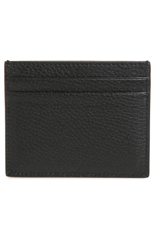 Valentino Garavani Rockstud Leather Bifold Wallet In Black