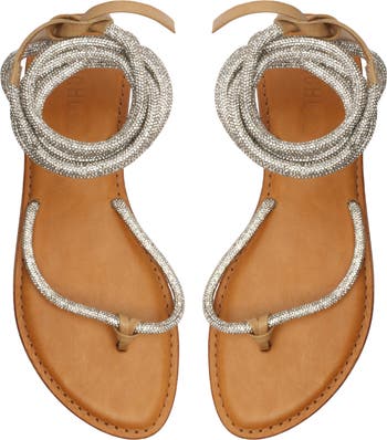 Kittie Glam Ankle Wrap Sandal