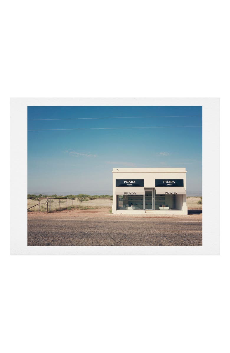 Deny Designs Irony in West Texas Art Print, Main, color,