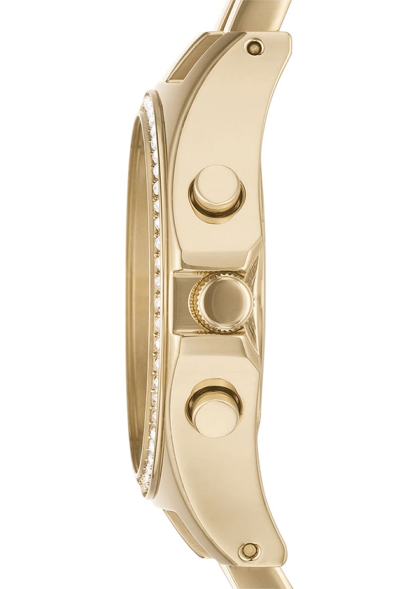MARC BY MARC JACOBS 'Henry' Crystal Chronograph Watch, Alternate, color, GOLD