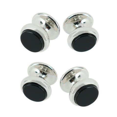 Sutton Tuxedo Stud Set Genuine Onyx (4 Piece Set)