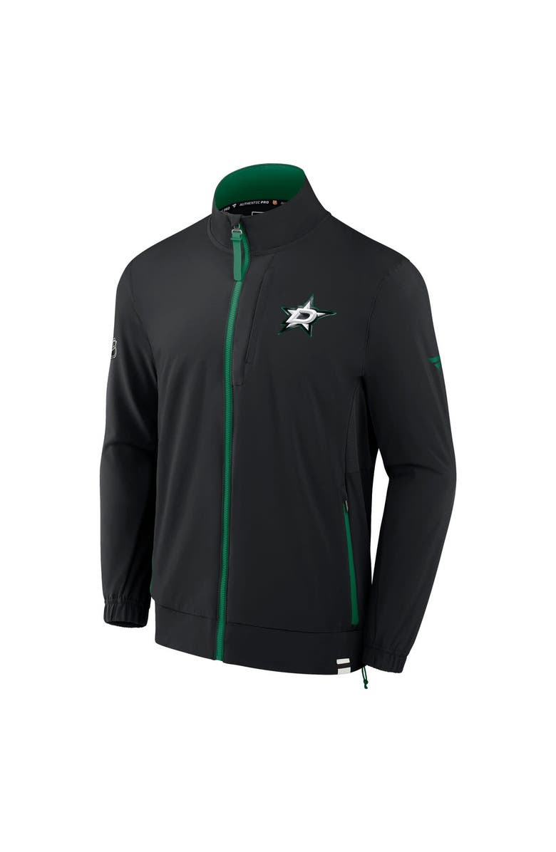 FANATICS Men's Fanatics  Black Dallas Stars Authentic Pro Rink Coaches Full-Zip Jacket, Alternate, color, 