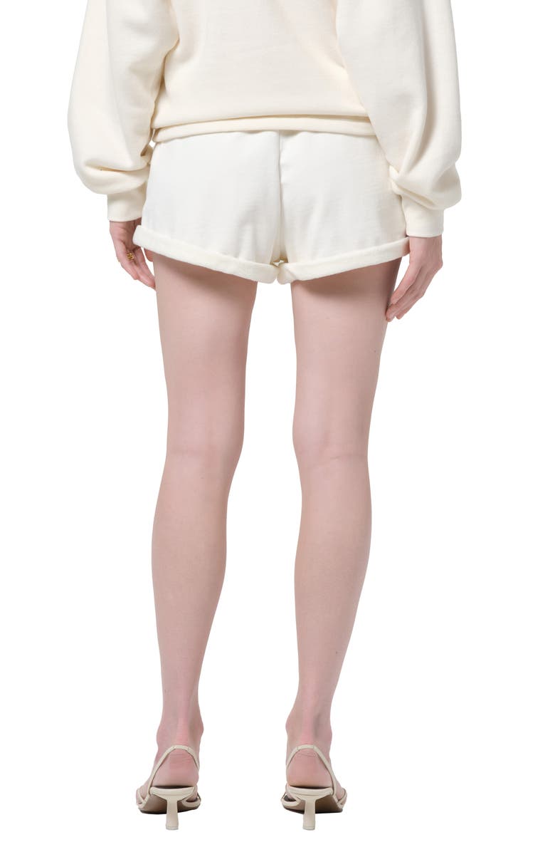 Citizens of Humanity Vivienne Rolled Cuff Sweat Shorts, Alternate, color, Pashmina