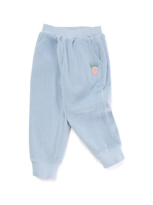 Balabala Carrot Patch Ribbed Joggers In Blue