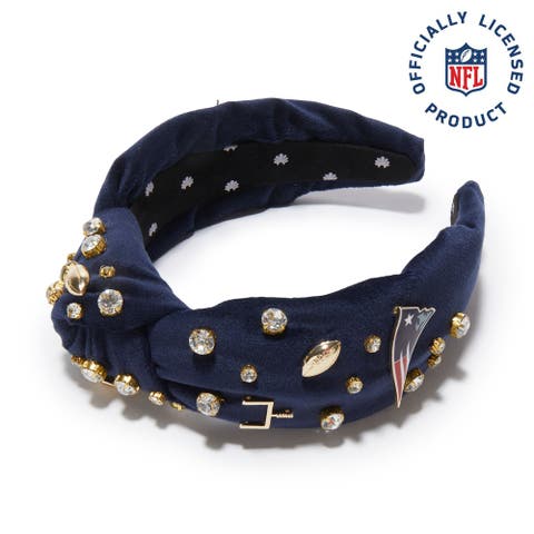 New England Patriots Embellished Knotted Headband