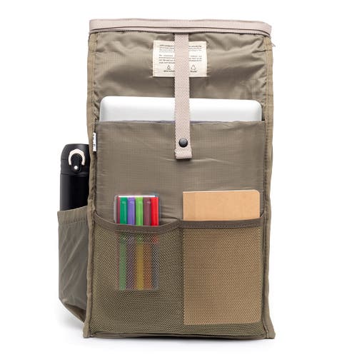 Lefrik Roll Mini Backpack In Neutral