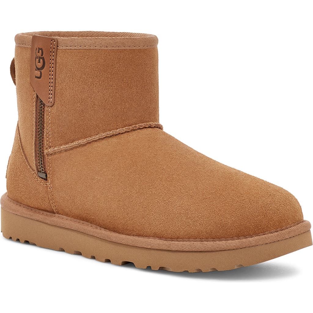 Ugg ® Classic Mini Bailey Zip Boot In Brown