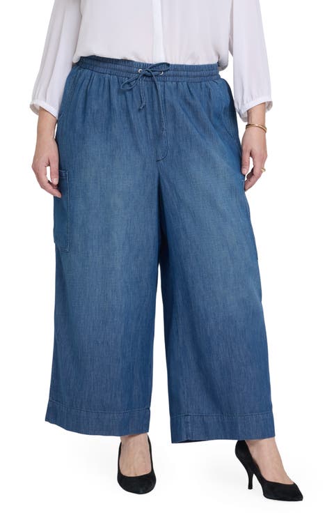 Whitney Pull-On Cargo Jeans (Plus)