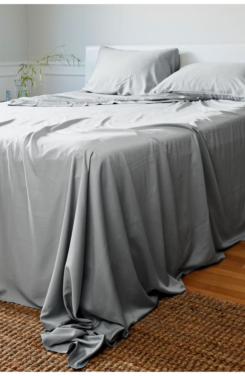 BedVoyage Cooling 100% Viscose Sheet Set - Soft, Breathable Comfort, Alternate, color, Stone