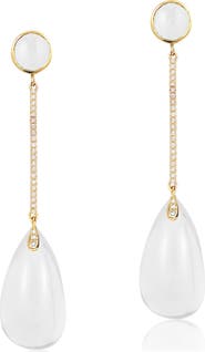 GOSHWARA Naughty Cabochon Drop Earrings